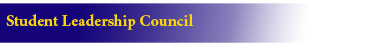 student leadership council